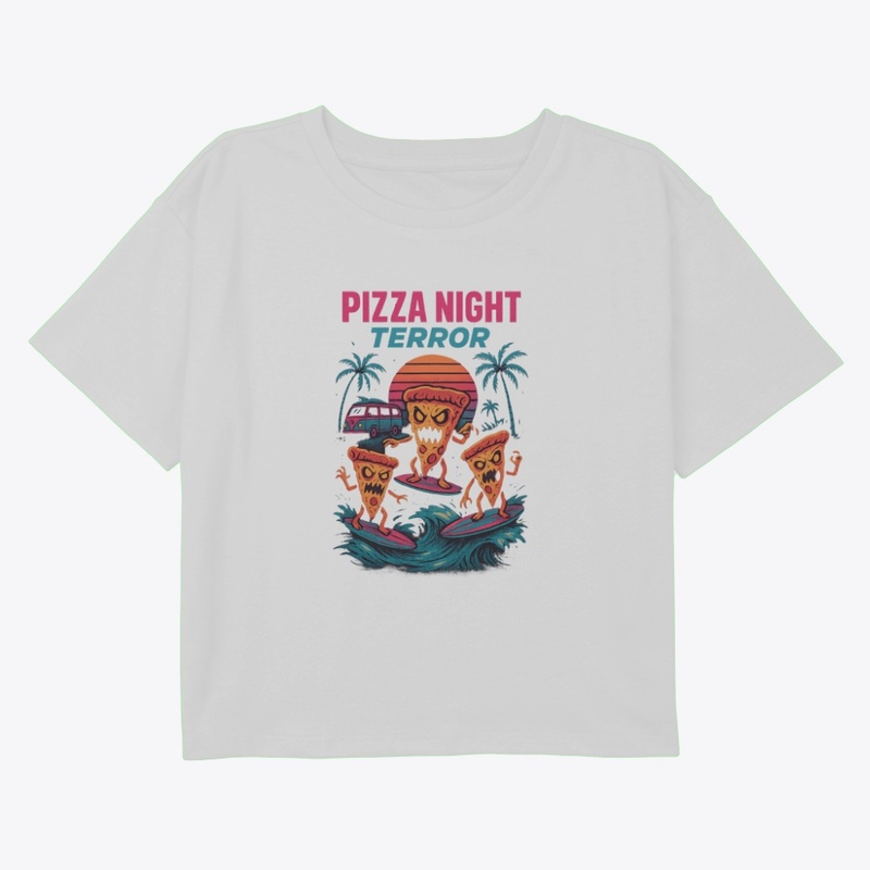 Pizza Night Terror 80s Retro