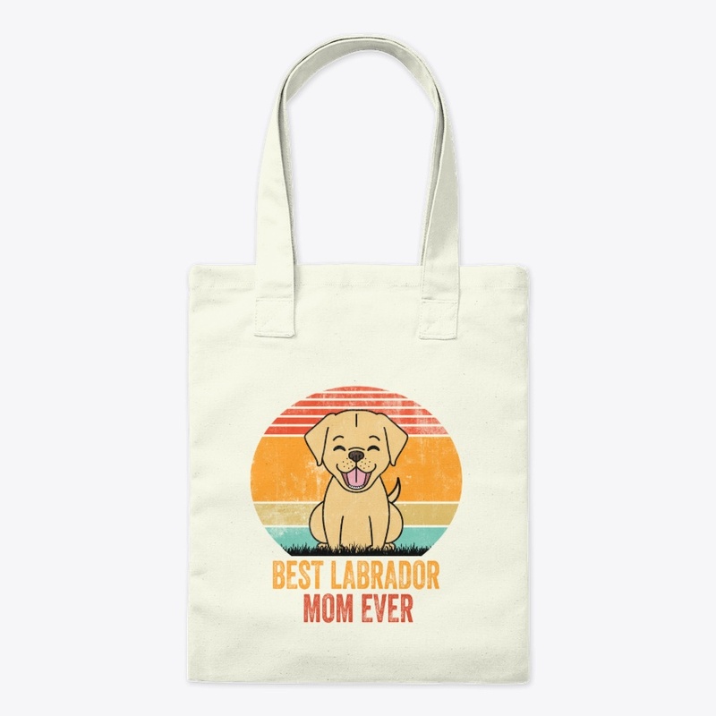 Vintage Best Yellow Labrador Mom Ever 