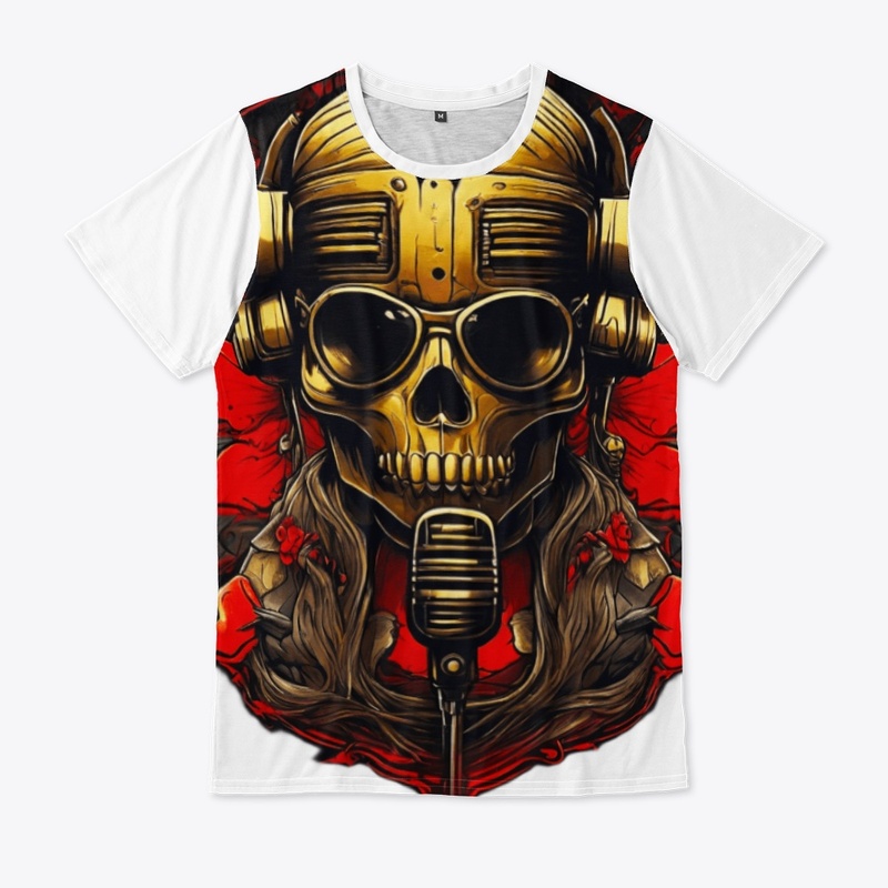 Electric Mic TShirt Design Rock and roll