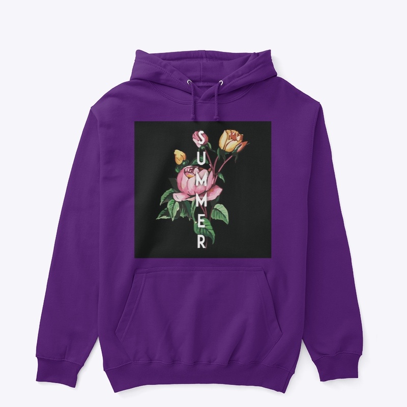 Flower printed Hoodie 