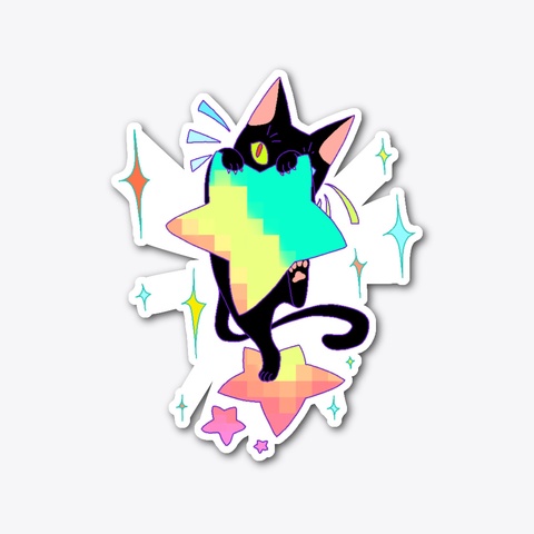 Star Climber Black Cat Standard T-Shirt Front