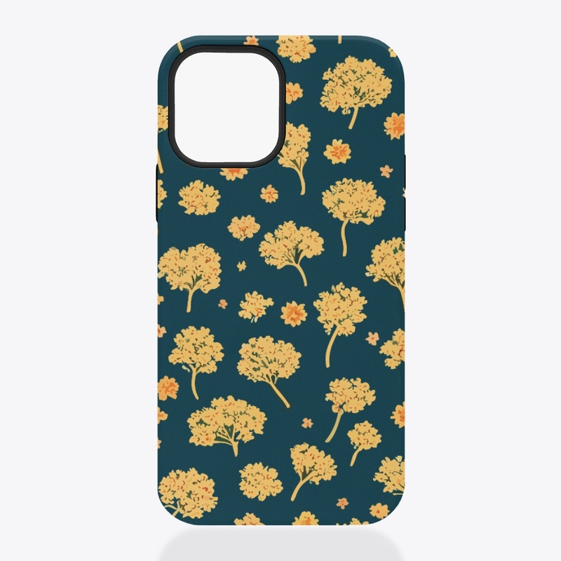 Flowers and Treesbright Patten Design