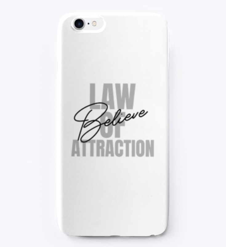 Law Of Attraction Believe iPhone Case