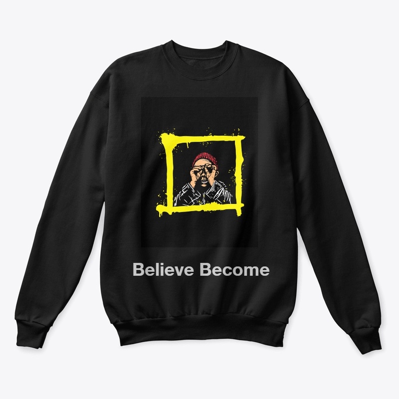 Believe Become Black Tee