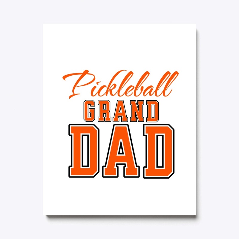 Pickleball Grand Dad in Orange