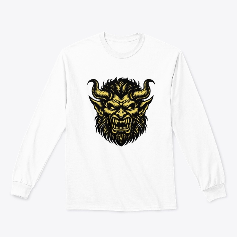 Angry Devil Head Design