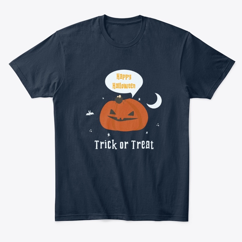 Orange pumpkin - Happy Halloween Design 