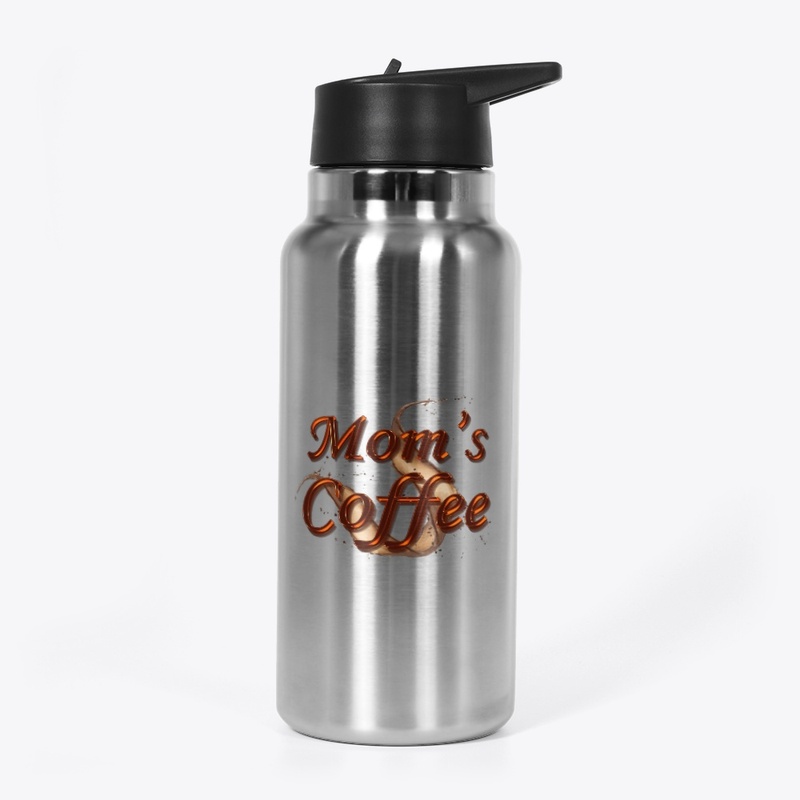 Mom's Coffee Typography