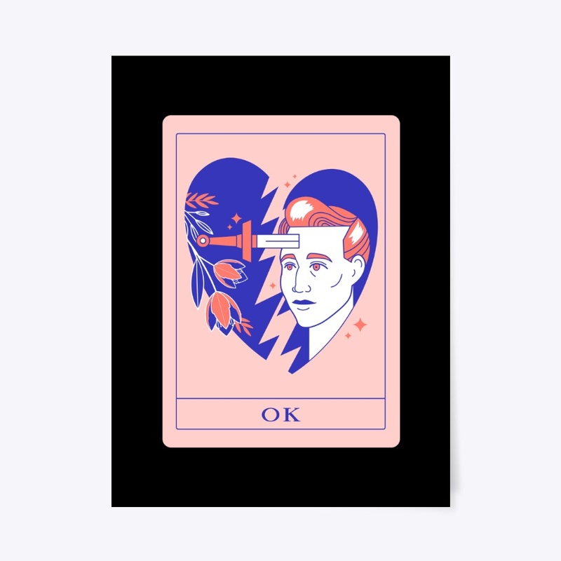OK Heart Breaker Tarot Card