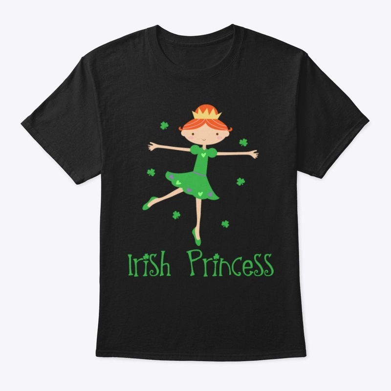 Irish Princess St Patrick's Day kids tee