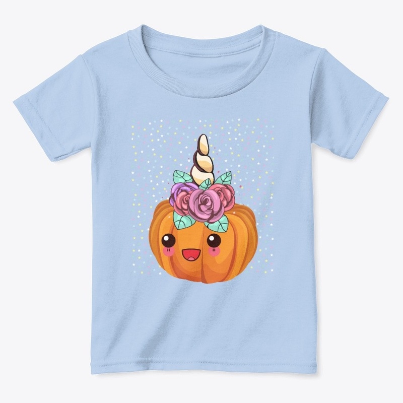 Cute Halloween Pumpkin Unicorn