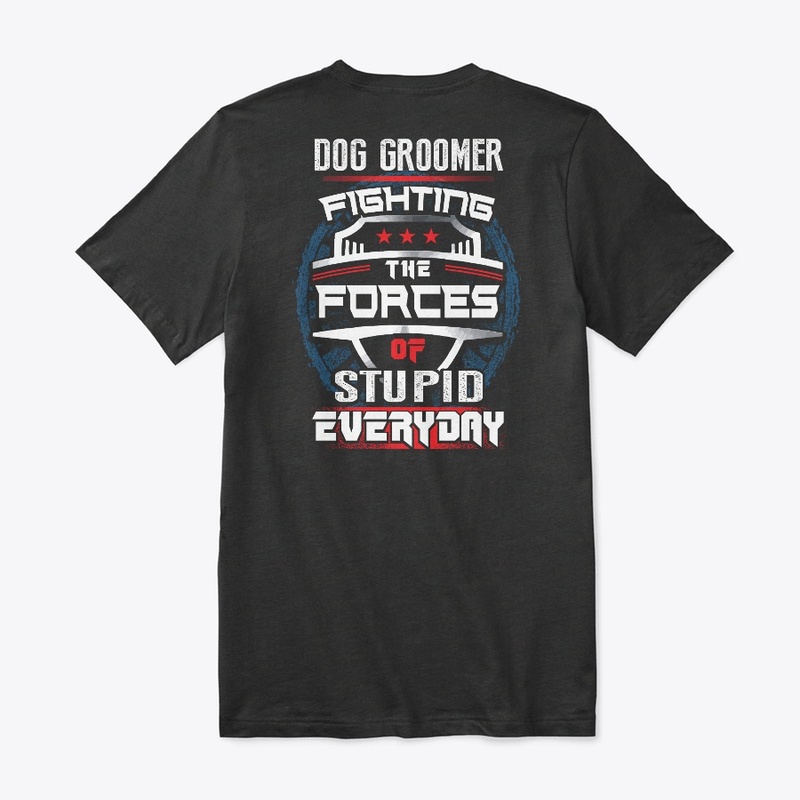 Dog Groomer Fighting Forces Hoodie