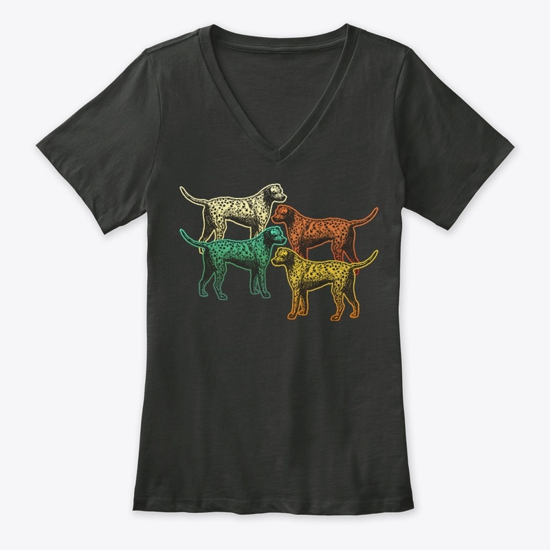 Vintage Retro Dalmatian For Dog Lover