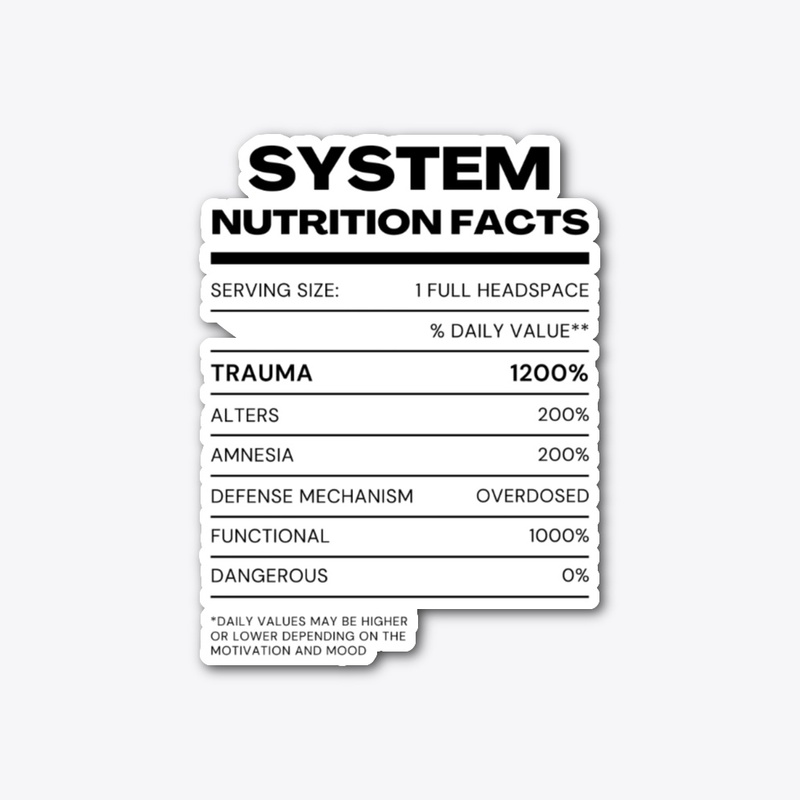 system nutrition facts
