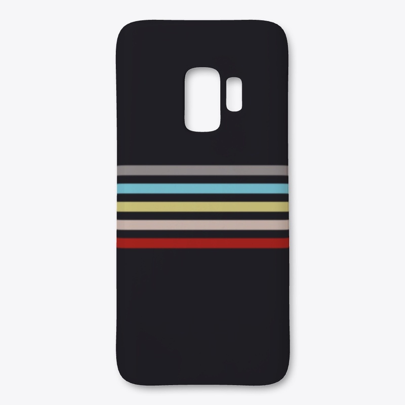 Ujimasa Abstract Colorful Retro Stripes