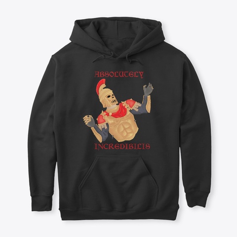 Absolutely Incredibilis Black T-Shirt Front