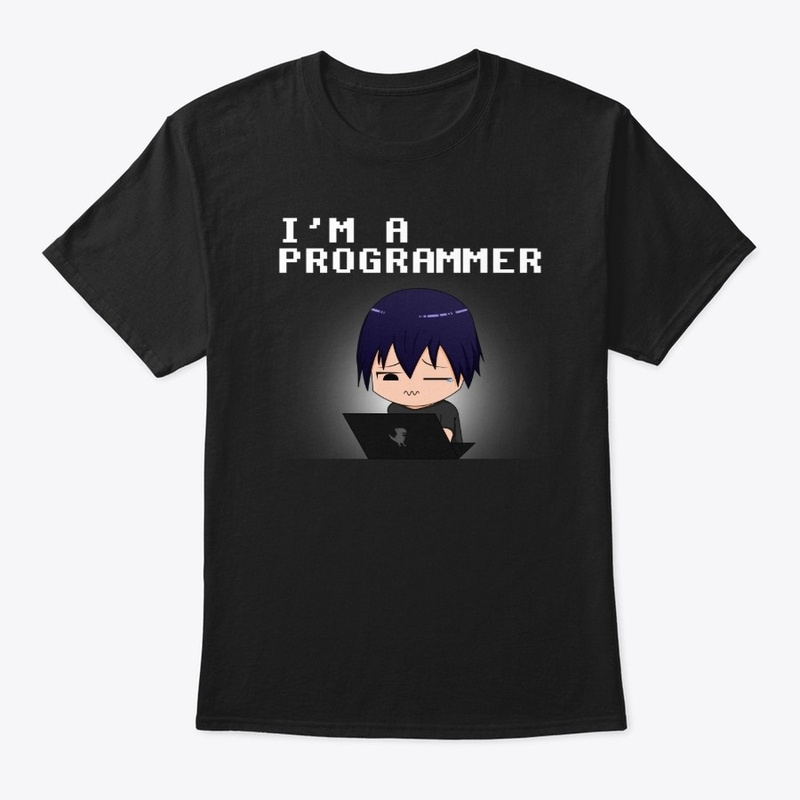 Teary eyed Chibi Programmer(Dark)