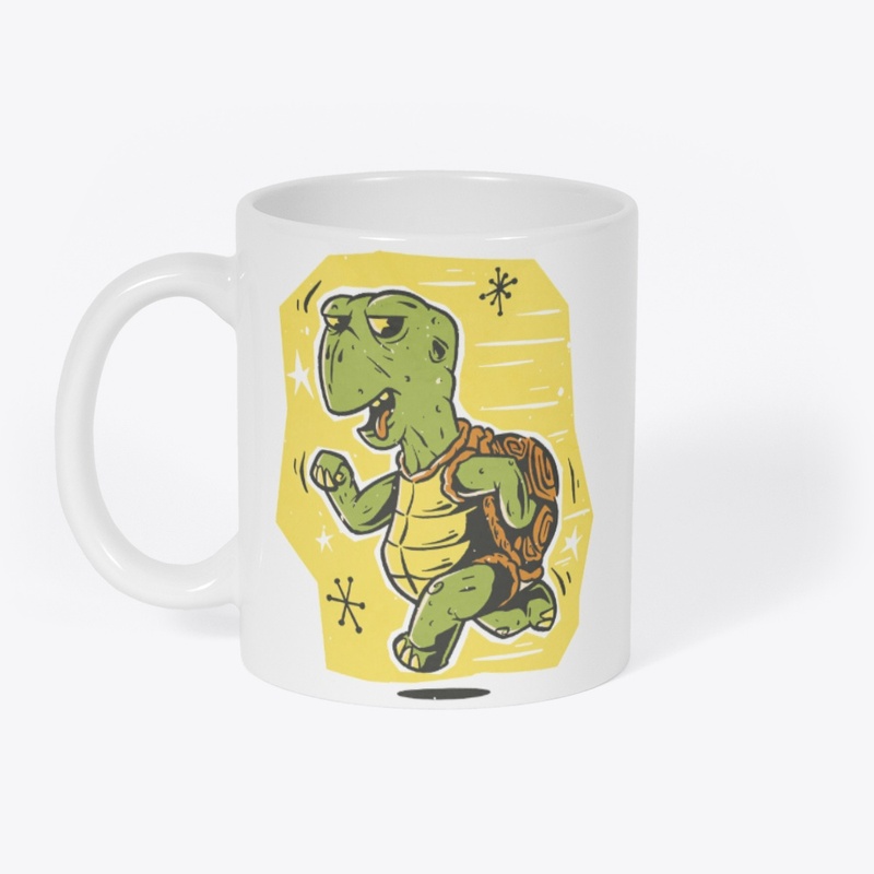 Funny Turtle Trying Hard