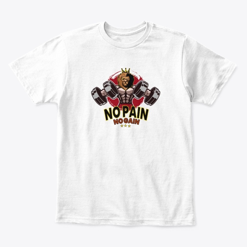 NO PAIN NO GAIN GYM T-shirt design