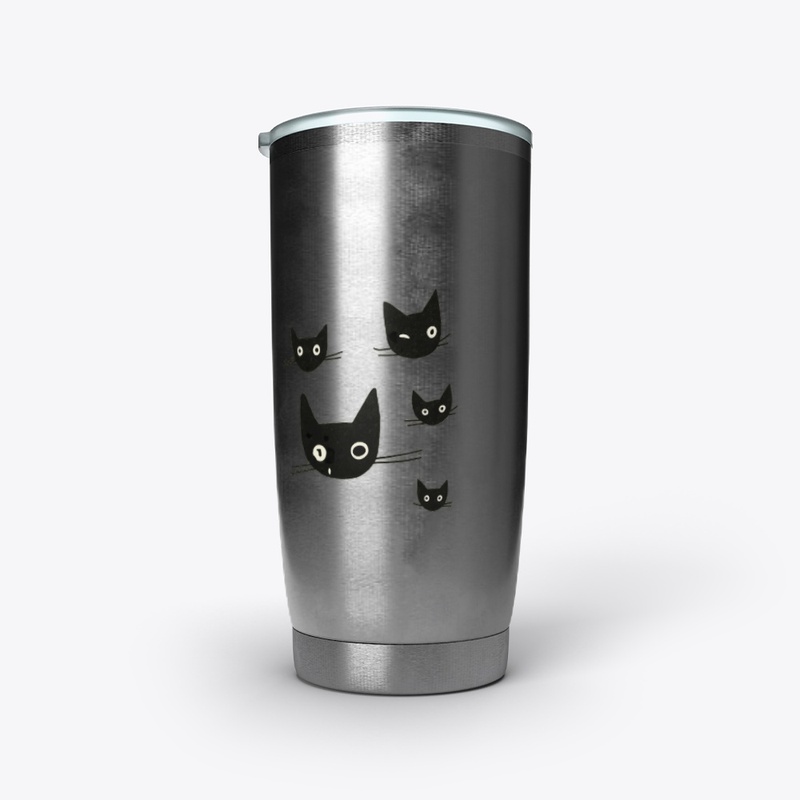 Black Cat Heads