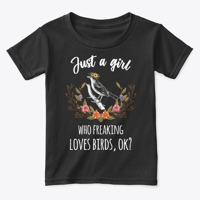 Just Girl Who Loves Birds Boho Style