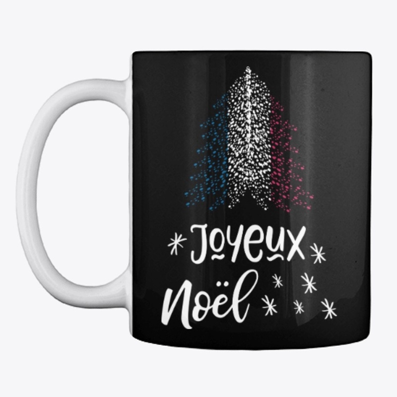 Merry Christmas with French flag
