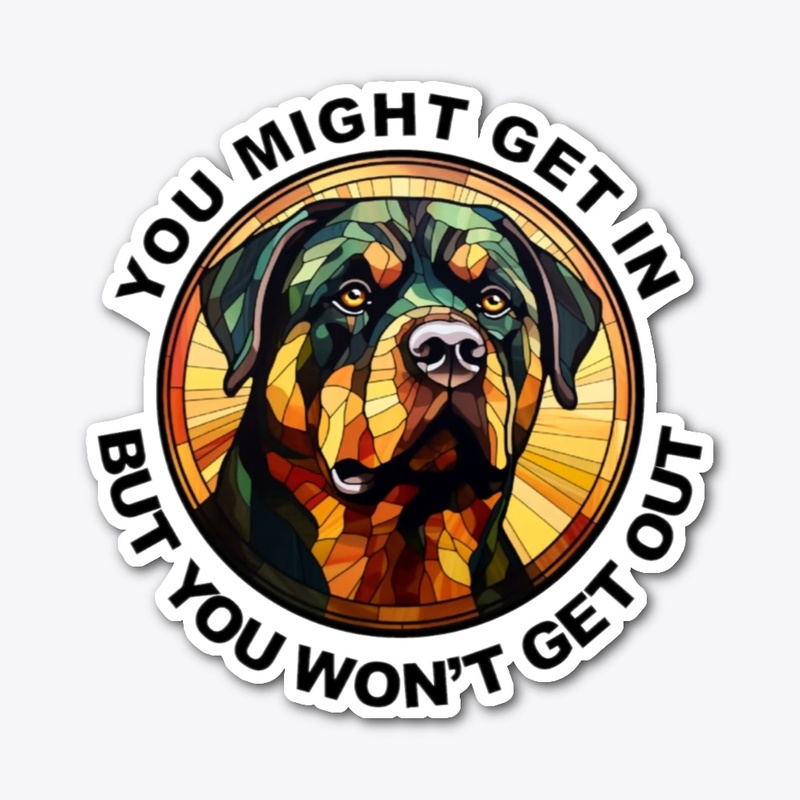 Rottweiler Warning