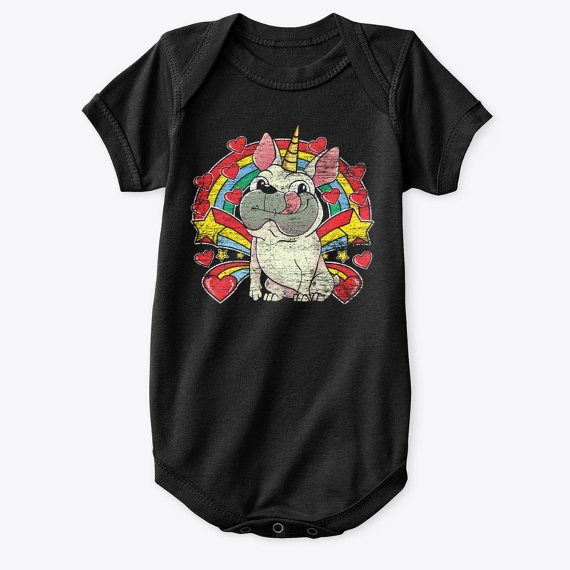 Rainbow Love French Bulldog