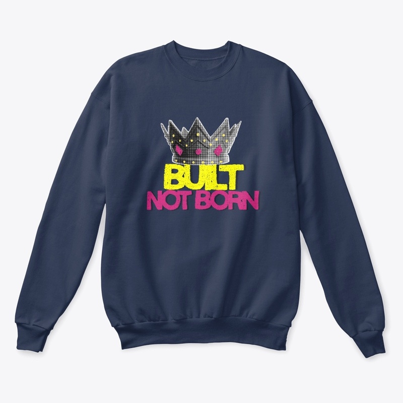 Built Not Born Motivational Crow 