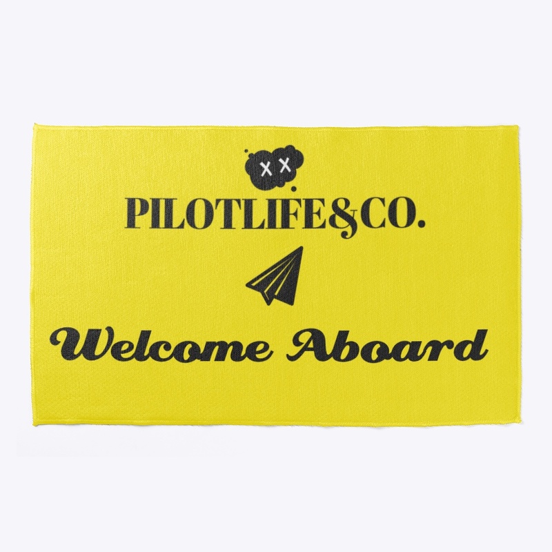 PlaneGang Welcome Aboard Mat