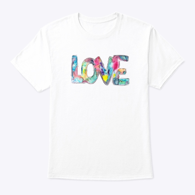Watercolor LOVE shirt
