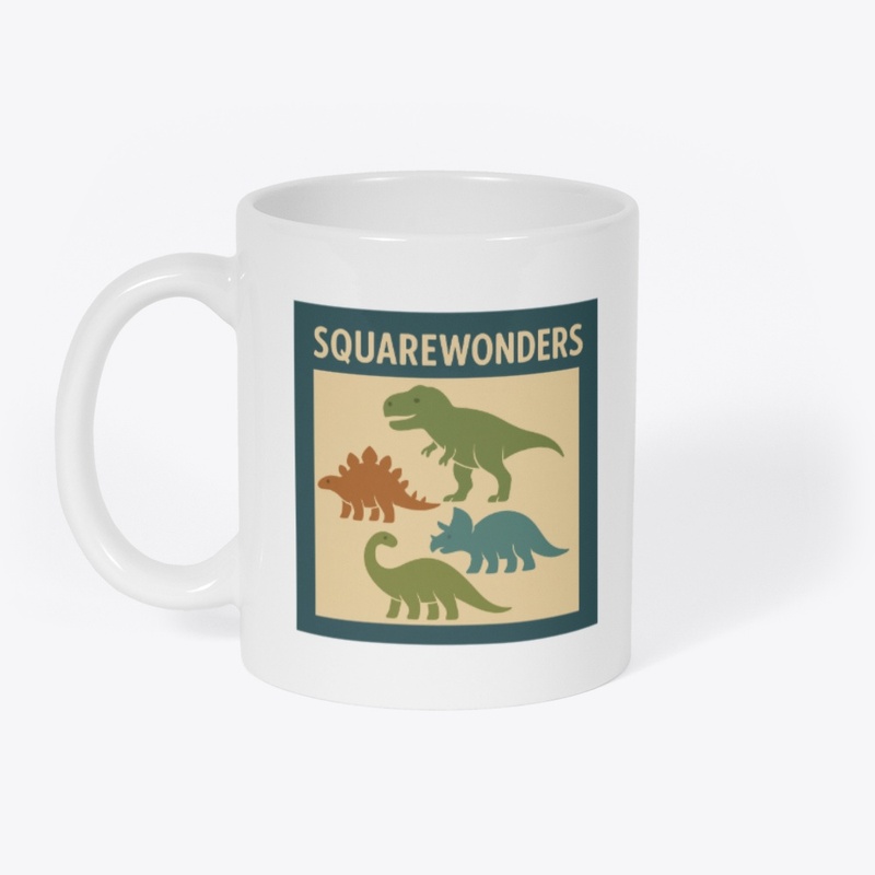 Squarewonders dinosaur badge