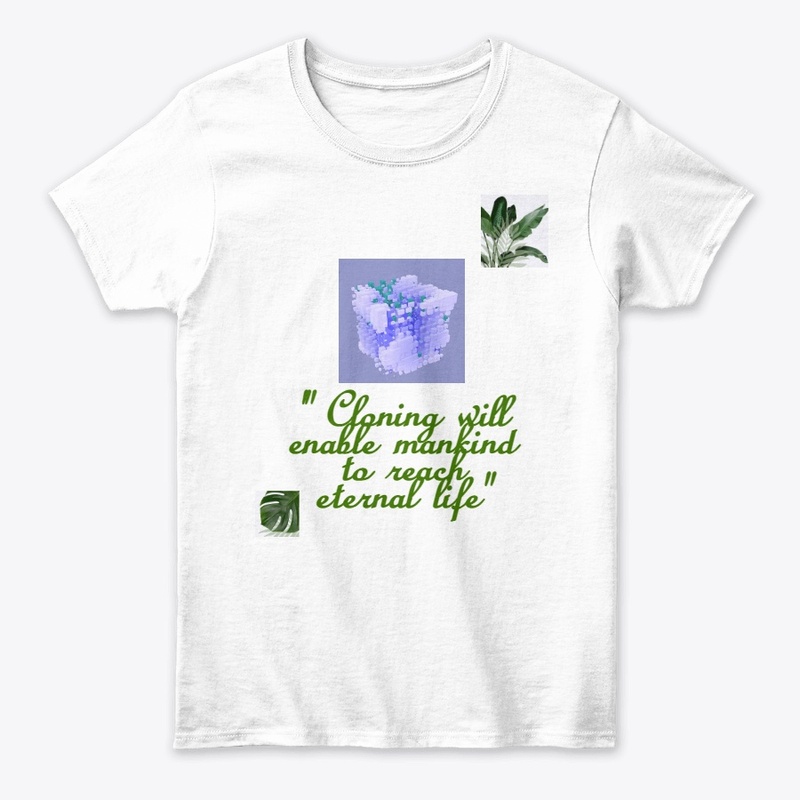 Cotton T-shirt with 3d graphics