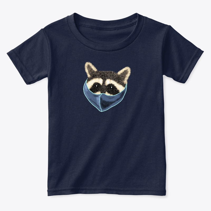 Cute Masked Raccoon