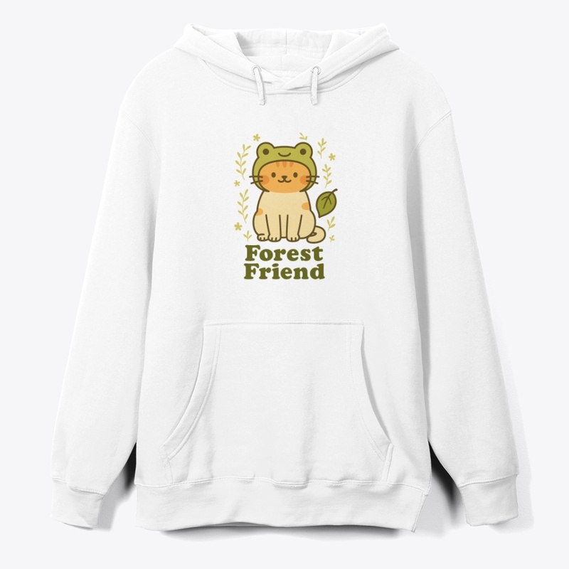Forest Friend Frog Hat Cat