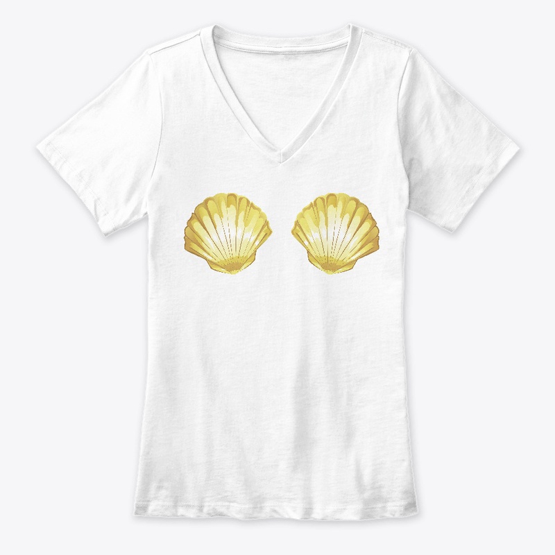 Clam-shell Mermaid Bra T-Shirt