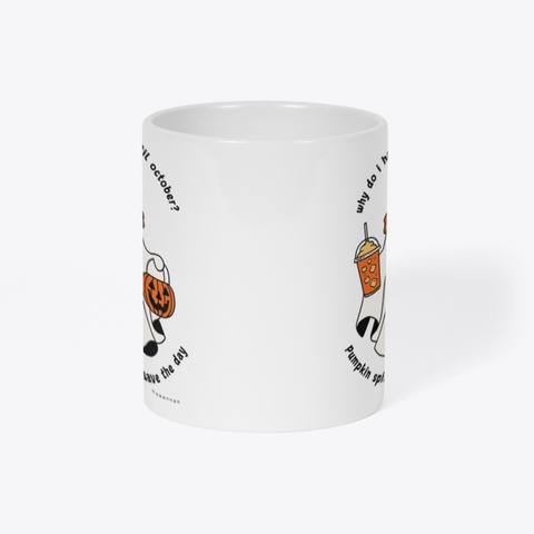 Pumpkin Spice Latte Daily Please White T-Shirt Right