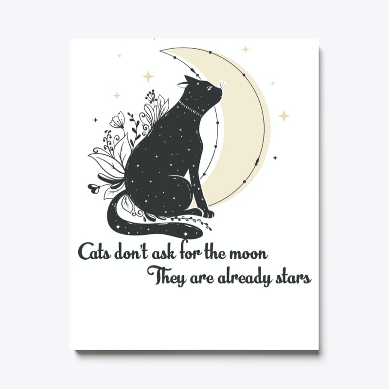 Cats don't ask for the moon