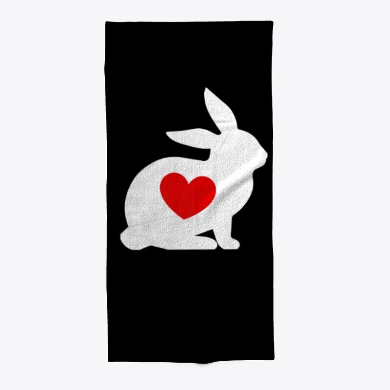 Bunny Rabbit Love Heart Valentine's Day 