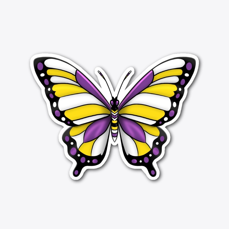 Pride Butterfly- Nonbinary