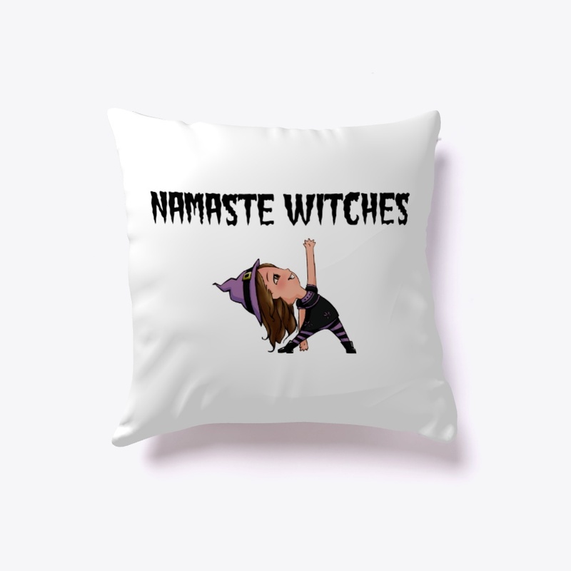 Namaste Witches Pillow
