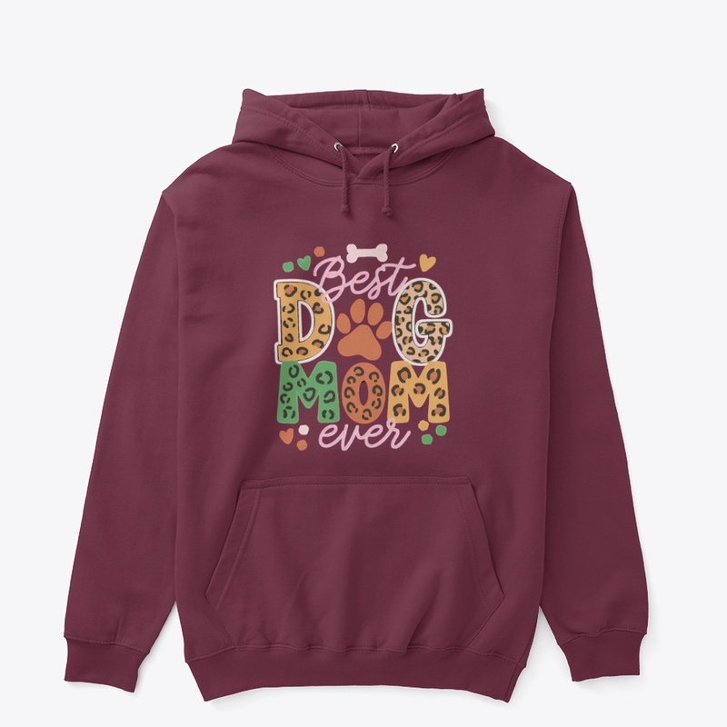 Best Dog Mom Ever Leopard Tee