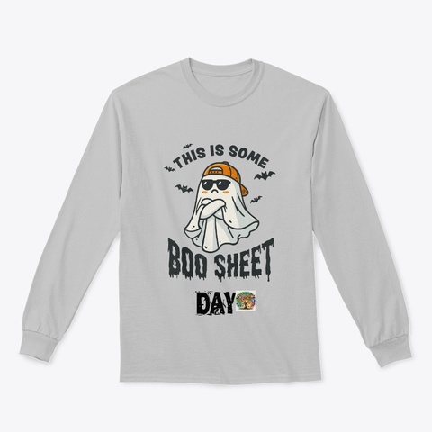 "Boo Sheet Day" Sport Grey T-Shirt Front