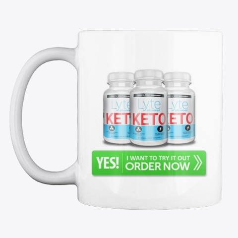 Lyte Advanced Keto  White T-Shirt Front