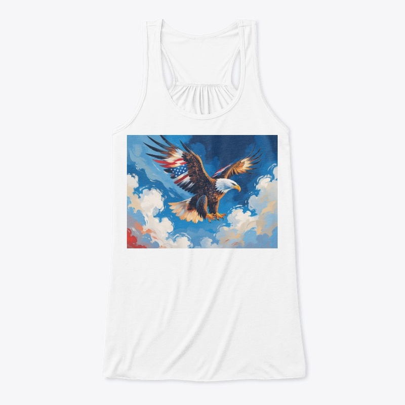 A Soaring Bald Eagle