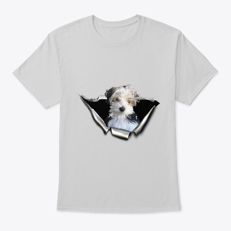 morkie 3D Car sticker