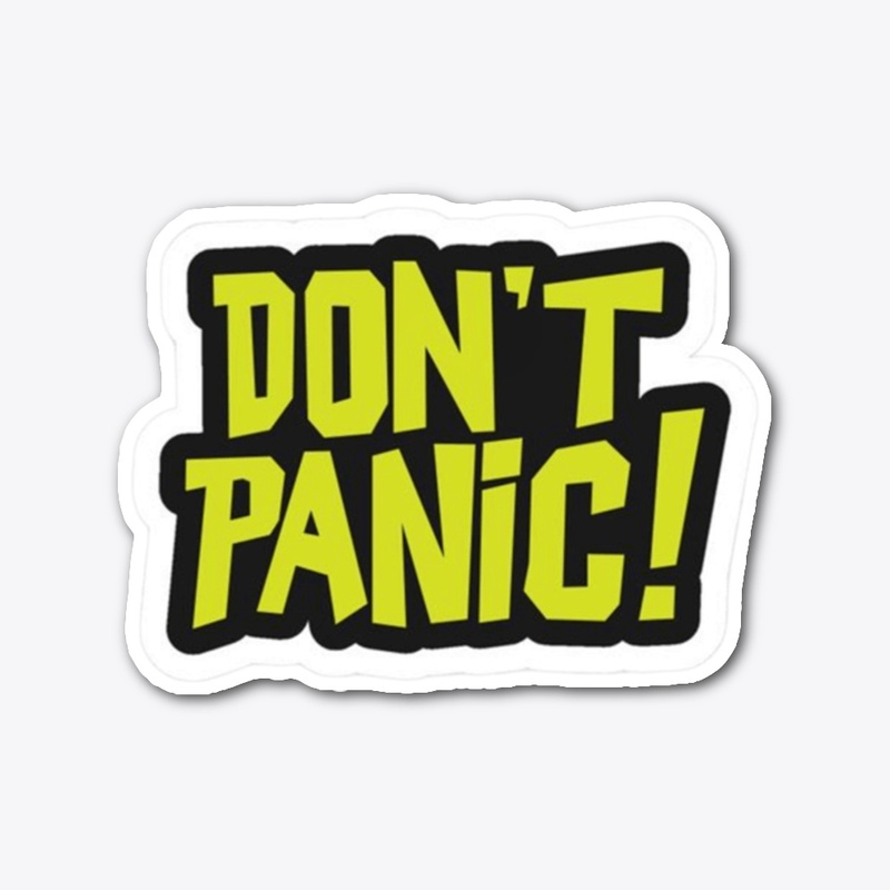 don't panic t shirt