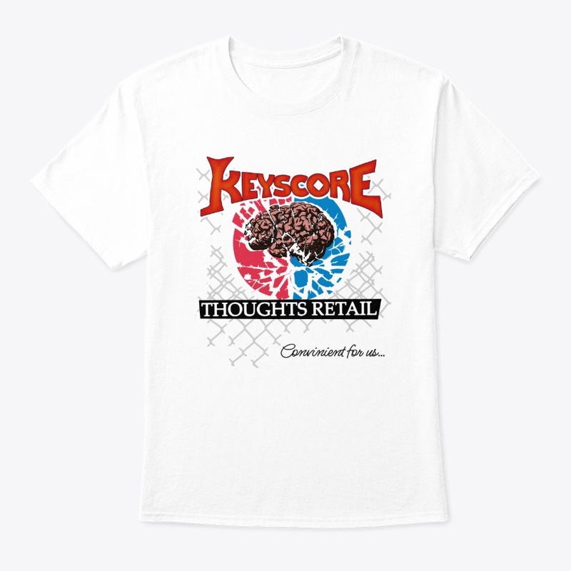 Thoughts Retail White FRONT ONLY T-Shirt