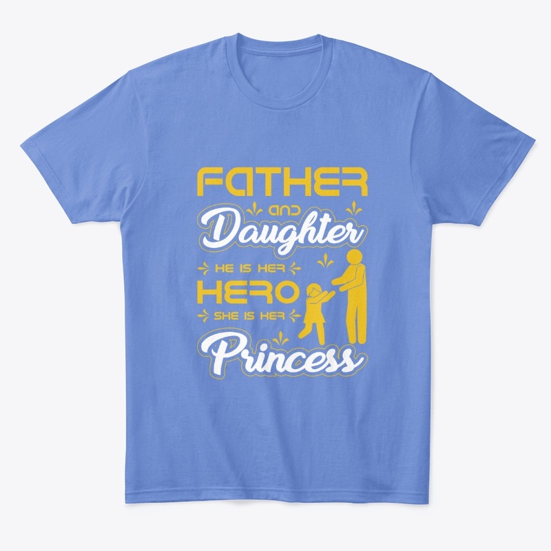 Father and Daughter T Shirt Design