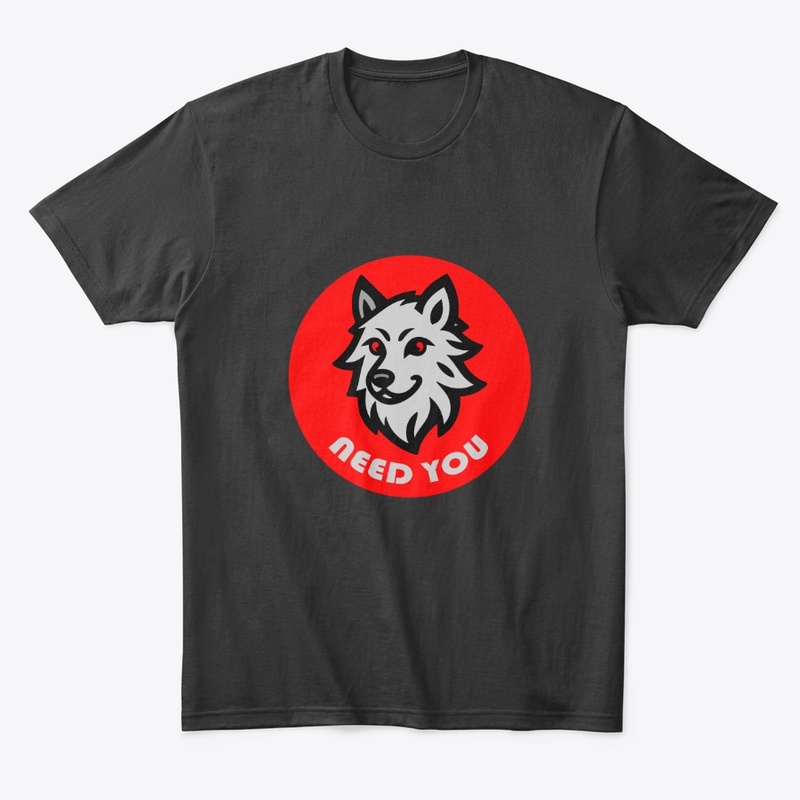 Need You Wolf Badge